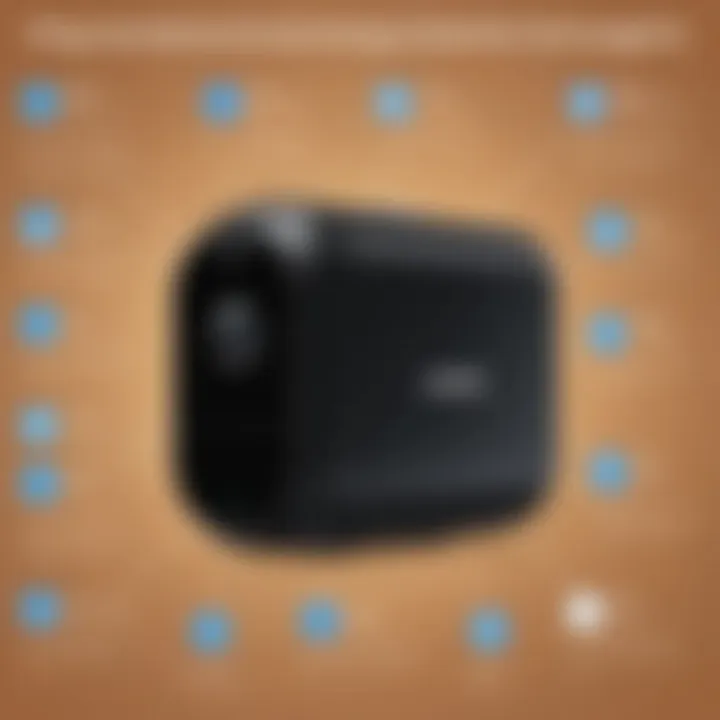 Infographic illustrating the environmental impact of different battery types used in Arlo cameras.