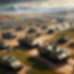 Strategic battlefield overview in Armymen RTS