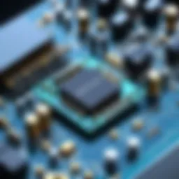 Detailed internal view of an audio ADC circuit
