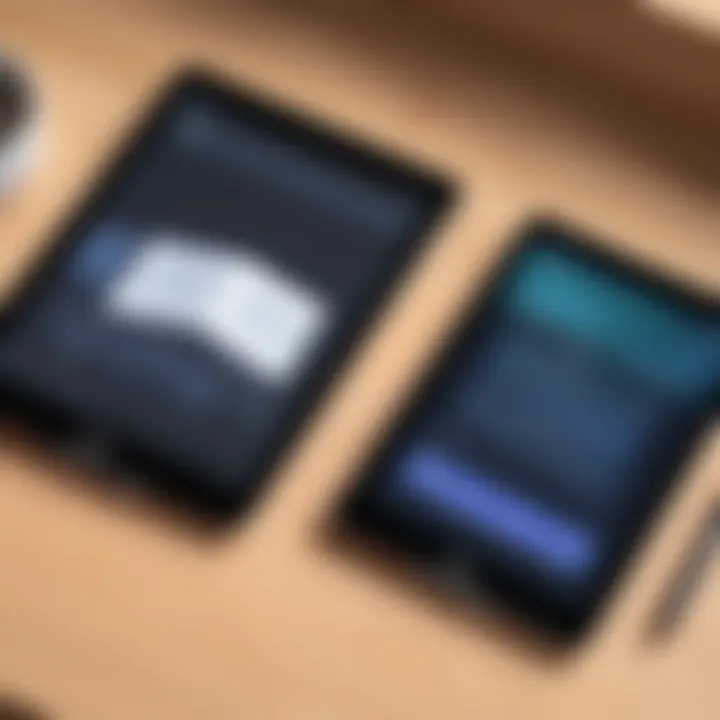 Comparison of drawing tablets with screens and non-screen models highlighting key features.