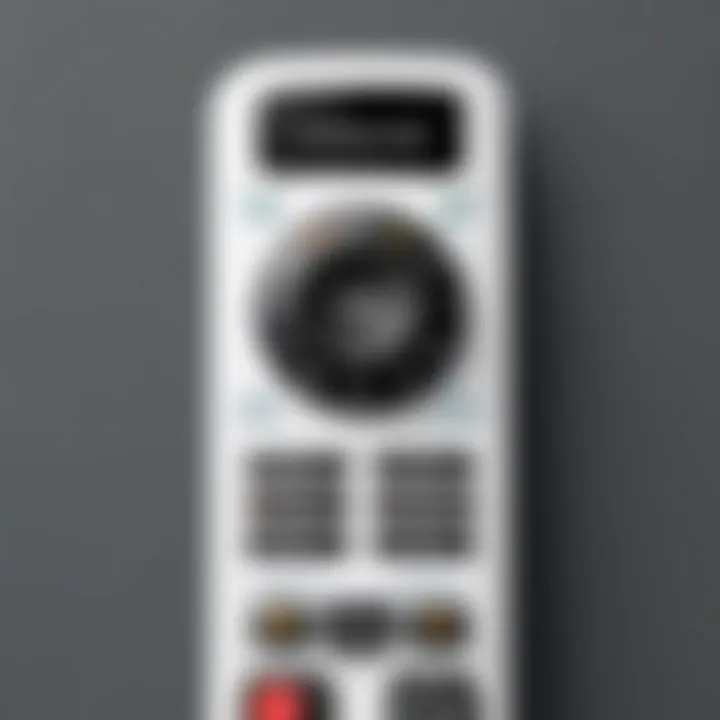 Frigidaire AC remote showcasing its buttons and functionalities