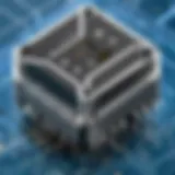 Illustration of a nine-volt negative polarity adapter in an electronic circuit