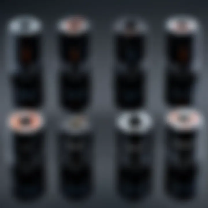 Comparison chart of different nine-volt negative polarity adapters