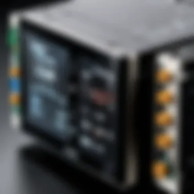 Components of Omron Time Delay Relay Close-up of Omron time delay relay components