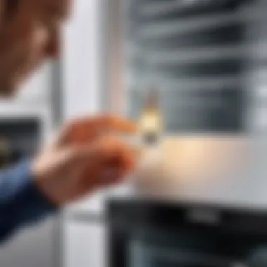 Replacing Sylvania Fridge Light Bulbs Visual guide to replacing Sylvania fridge light bulbs
