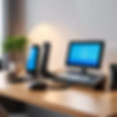 VoIP System Home Setup A setup of a VoIP system in a home environment