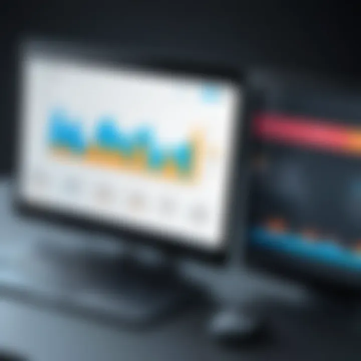 Charts and graphs indicating market trends in the webcam industry over time.