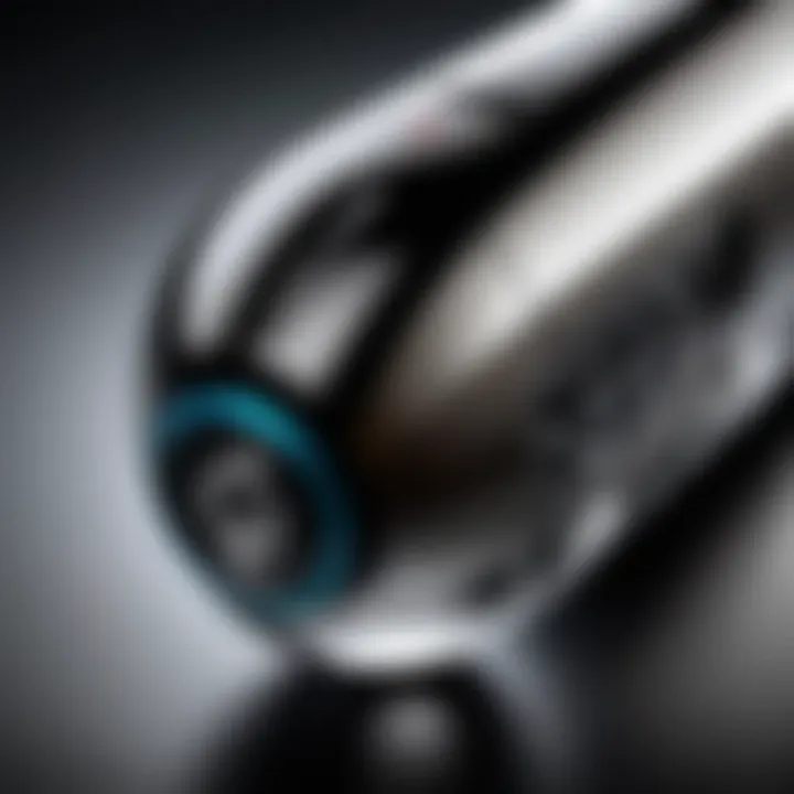 Close-up of the Uniball Jetstream RT showcasing its sleek design and ink flow