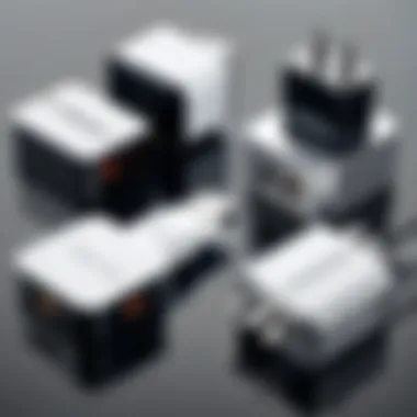 Comparison of USB Power Adapter Models Chart comparing different models of USB power adapters