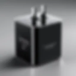 Detailed diagram showing USB power adapter specifications