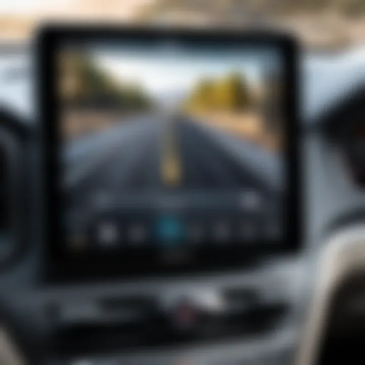 User-friendly interface of Bluetooth backup camera app