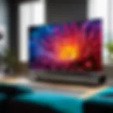 Vizio big screen TV showcasing vibrant colors and sharp details