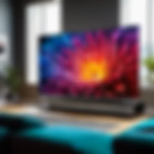 Vizio big screen TV showcasing vibrant colors and sharp details