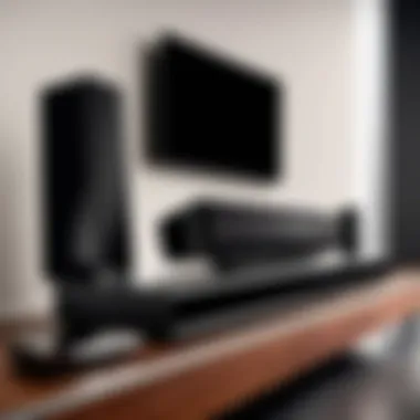 Sleek Design of Vizio Home Theater Sound System Vizio home theater sound system showcasing its sleek design