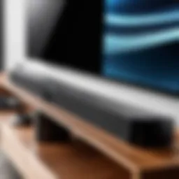 Vizio soundbar showcasing sleek design