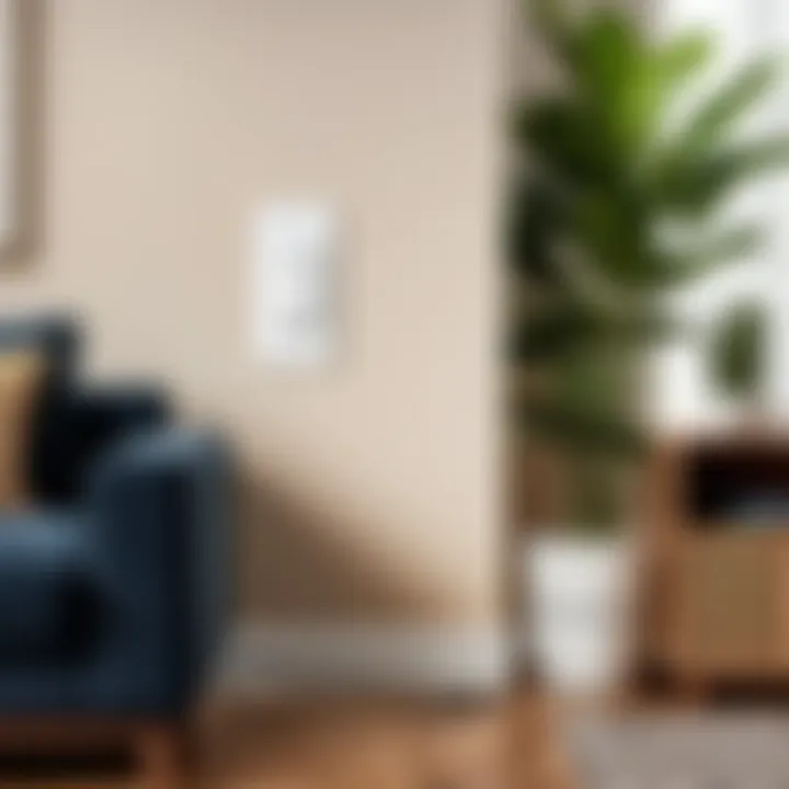 Wemo Smart Outlet in a stylish living room