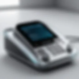 A modern landline telephone with advanced features