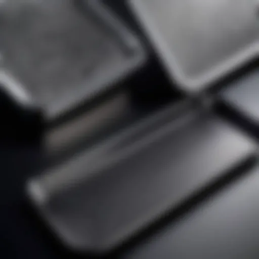 Close-up view of Wilton diamond infused bakeware showcasing its sleek surface and texture.