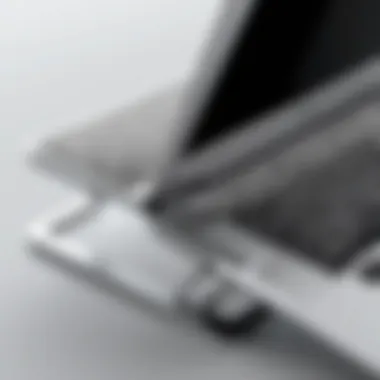 Ergonomic Design of Wire Mesh Laptop Stand Ergonomically designed wire mesh laptop stand enhancing posture
