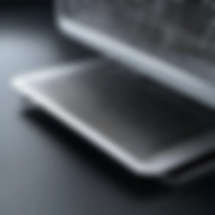 Wire mesh laptop stand showcasing effective ventilation