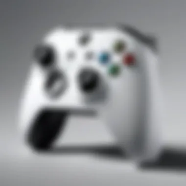 Technical Insights into the XBox Series S Custom Controller Technical specifications of the XBox Series S controller displayed visually