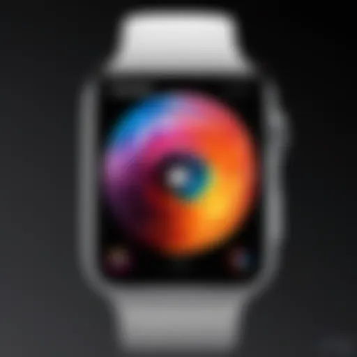 Zagg GlassFusion applied to Apple Watch screen